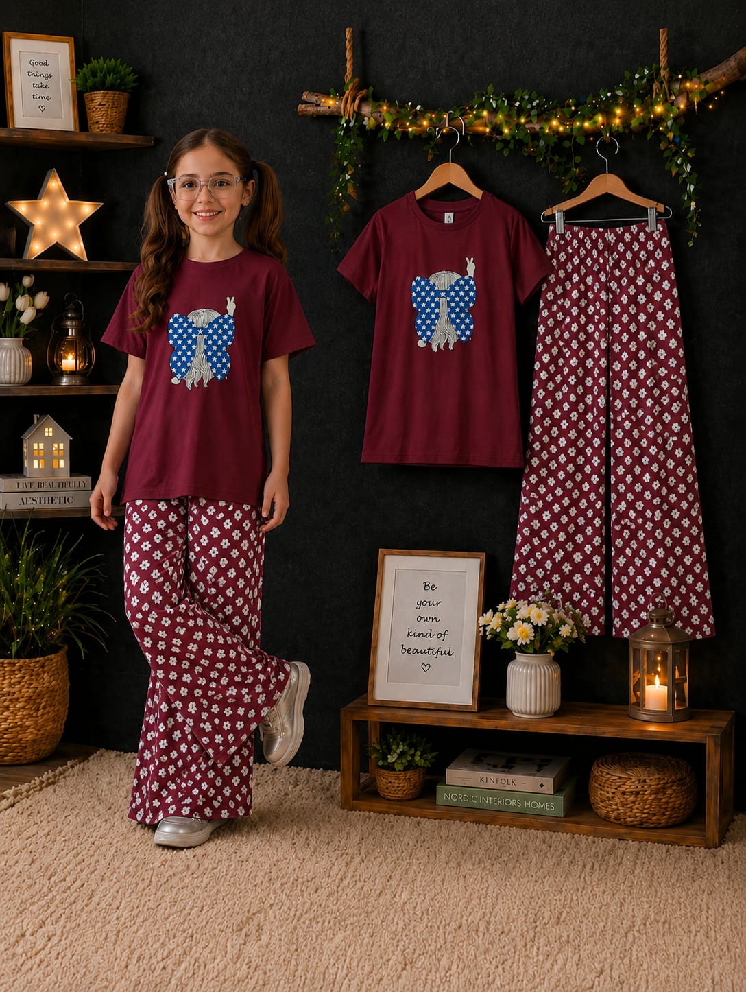 Girls’ Premium 2-Piece Dress Set (3yrs -12yrs)