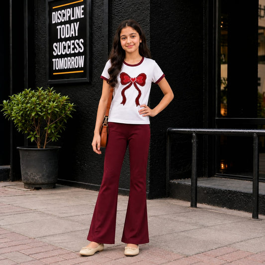 Top & long pant Set