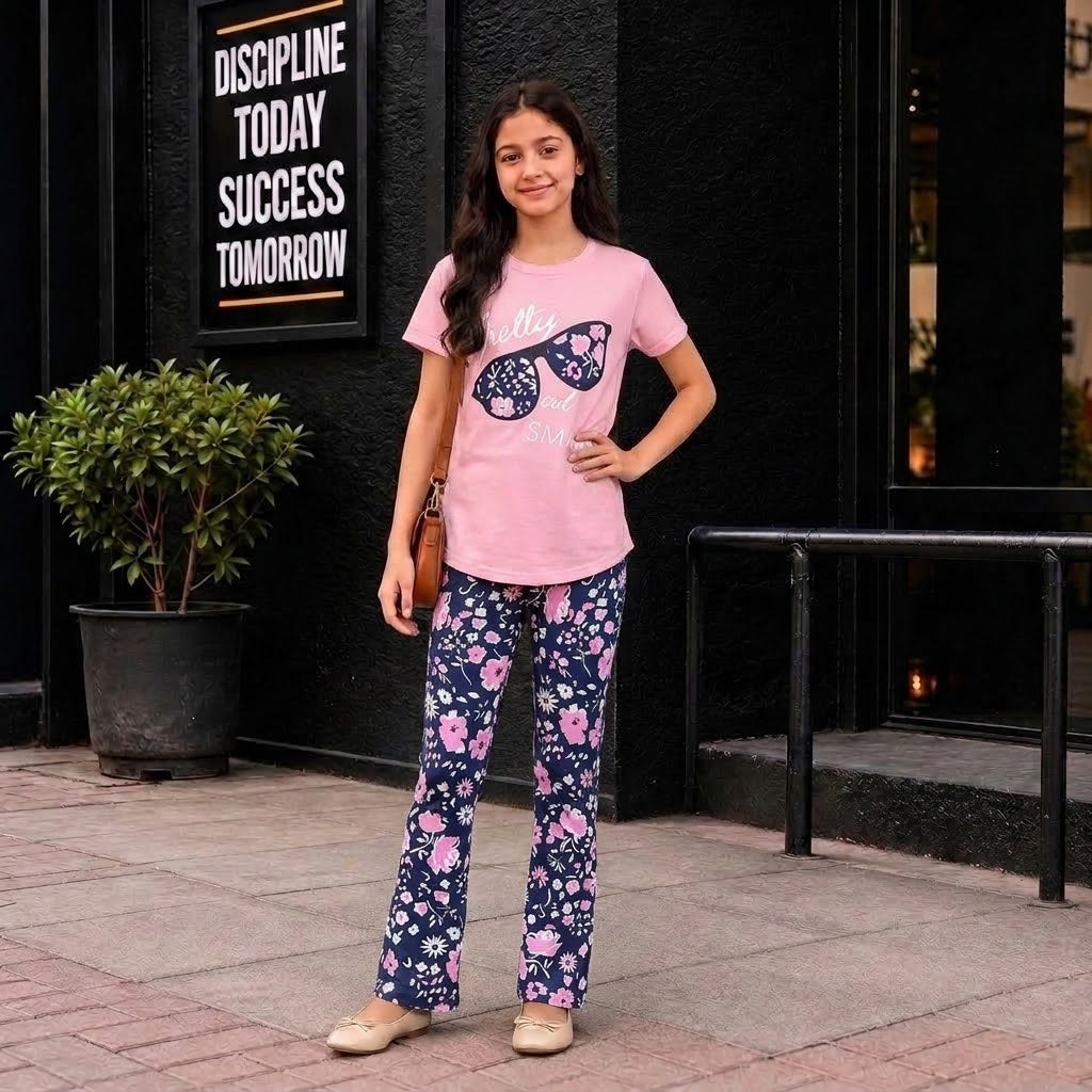 Top & long pant Set