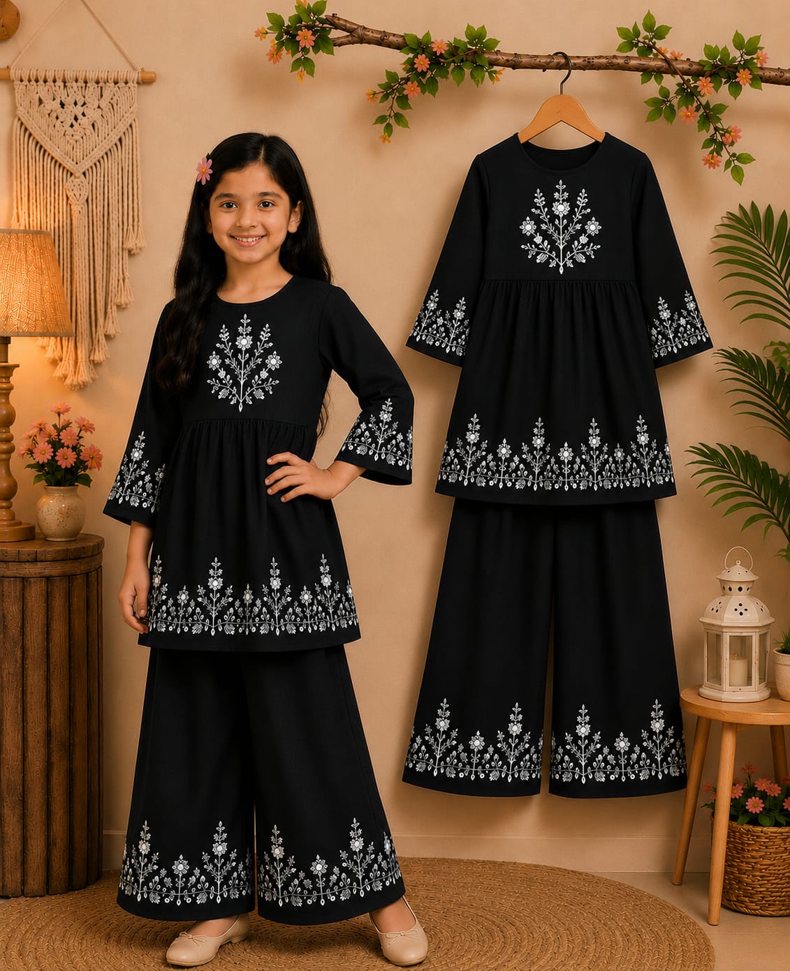Girls’ Premium 2-Piece Dress Set (3yrs -12yrs)