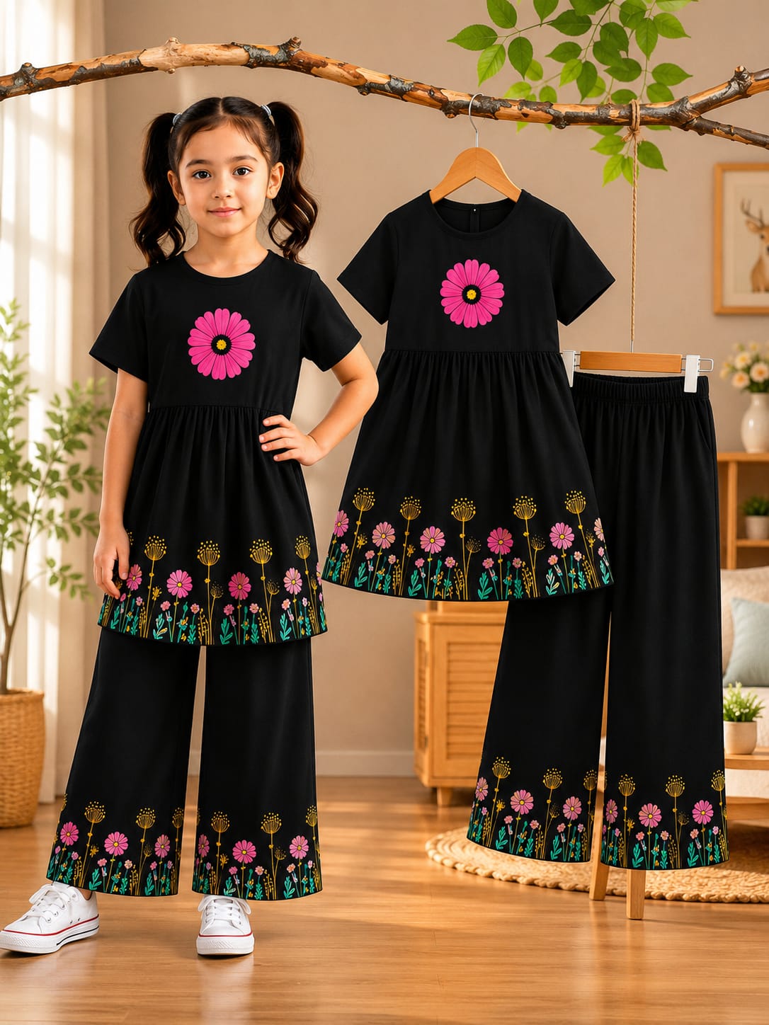 Girls’ Premium 2-Piece Dress Set (3yrs -12yrs)