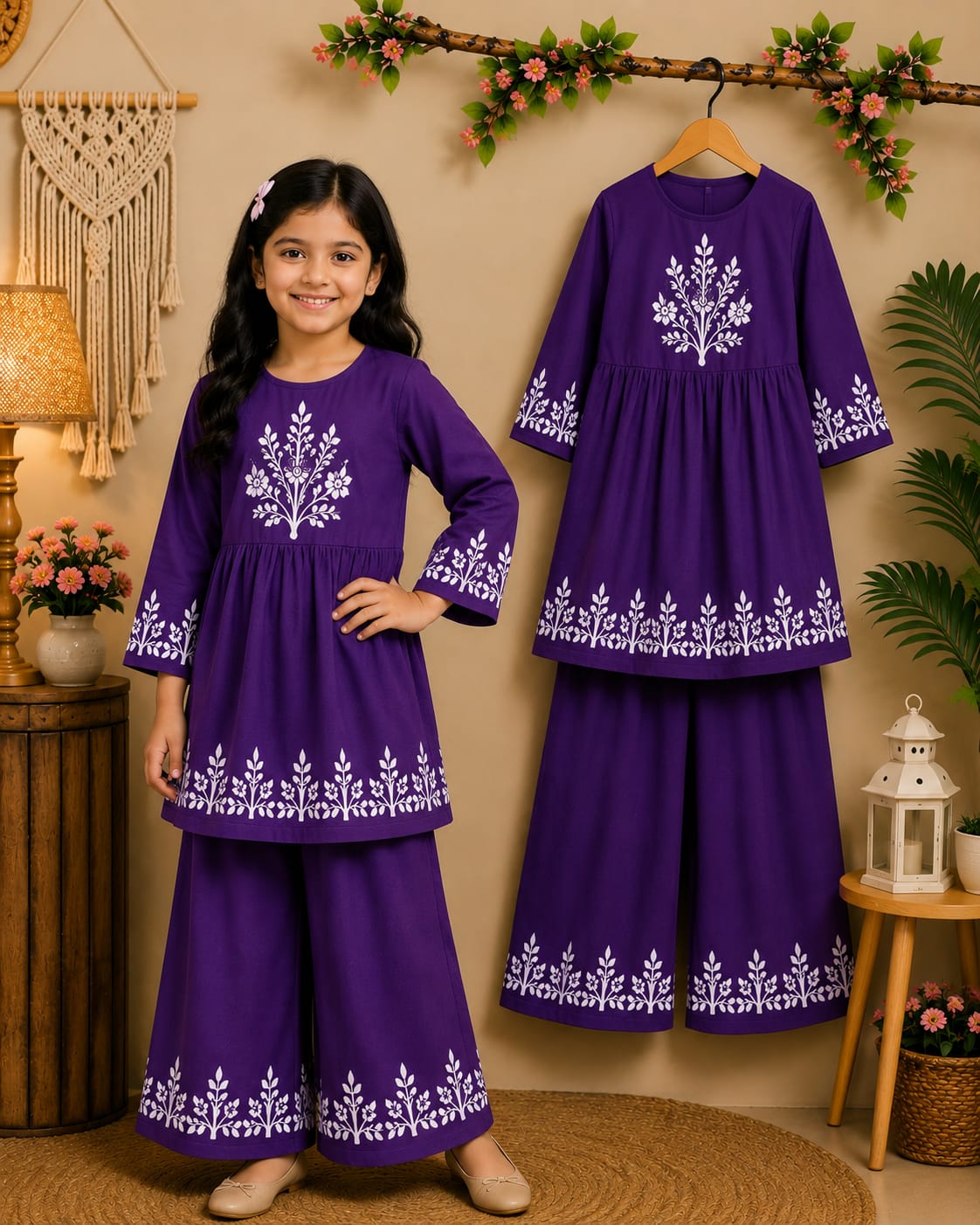Girls’ Premium 2-Piece Dress Set (3yrs -12yrs)