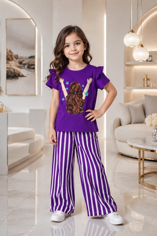 Top & long pant Set