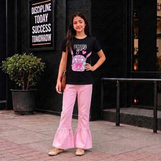 Top & long pant Set