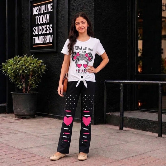 Top & long pant Set